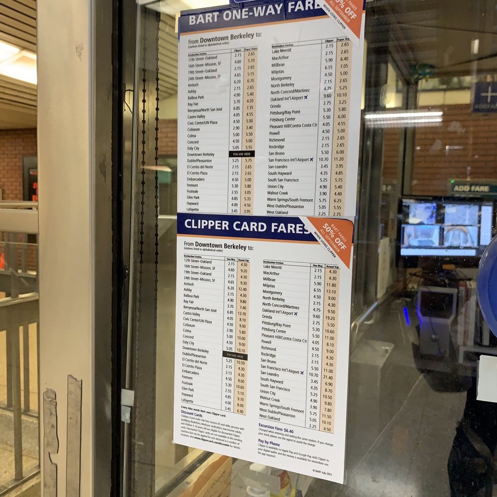 BART - Downtown Berkeley Station