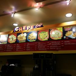 The Crêpe Café 155 Photos 131 Reviews Creperies 1000 Photo Of The Crêpe Café Universal City Ca United States Overhead Menu