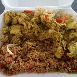 Photo of Singhs Fast Food - Christiansted, Virgin Islands, U.S. Virgin Islands. Curry chicken? Smh