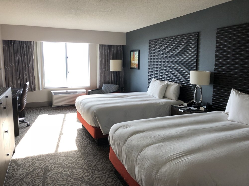 2 Double Beds Room Yelp Photo Of Doubletree By Hilton Hotel San Francisco Airport North Brisbane Ca United