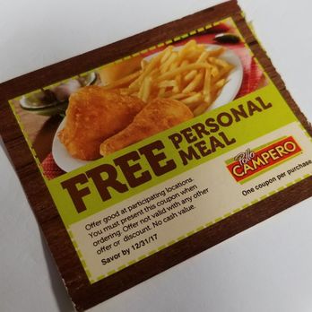 Pollo campero coupons