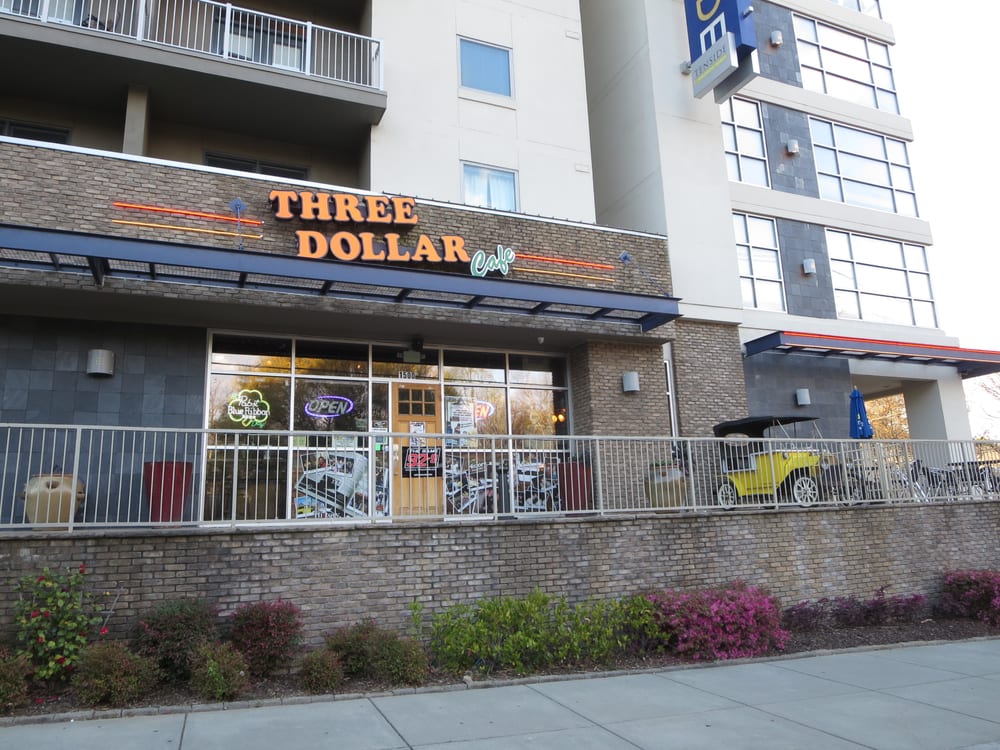 Outside Located On The Ground Level Of Tenside Apartment Retail 119 Photos For Three Dollar Cafe