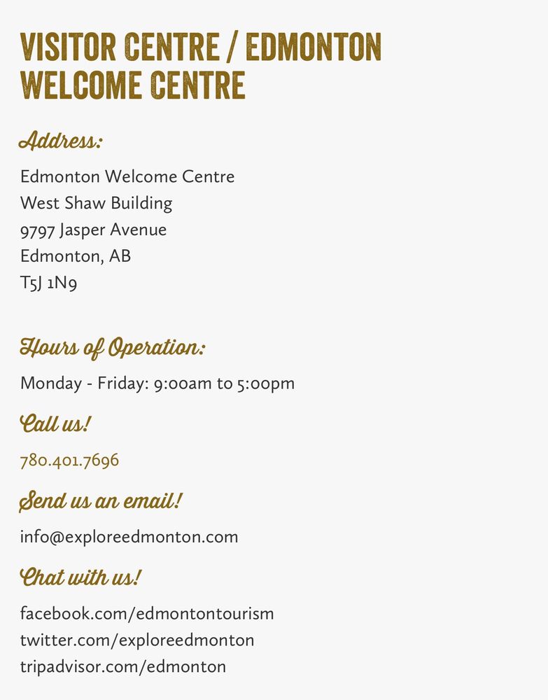 Edmonton Welcome Centre