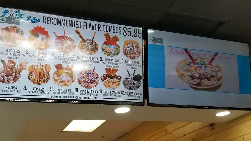 10°F Hut Rolling Ice Cream