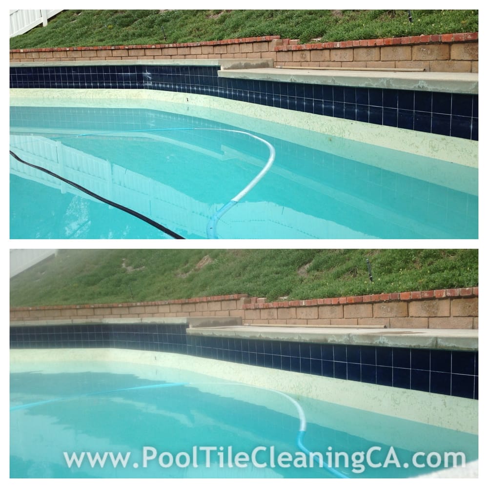 Pool Tile Cleaning In Fullerton Ca Soda Blasting With Low Air Photo Of Superior Pool Tile Cleaning Yorba Linda Ca United States