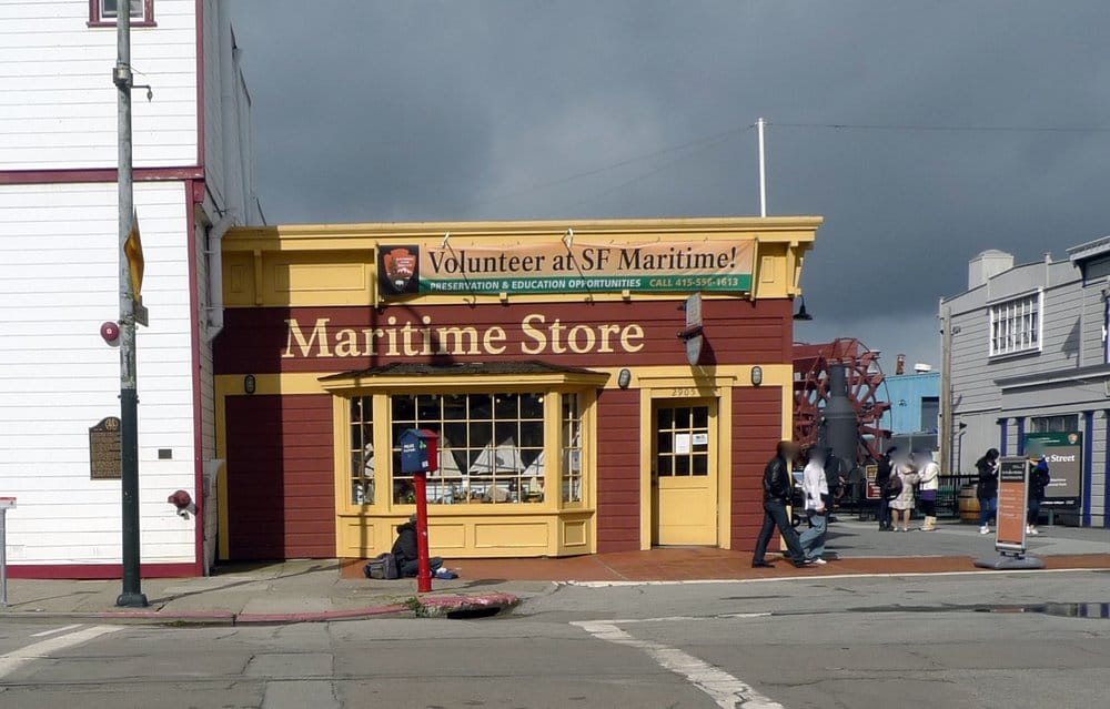 The Maritime Store Bookstores Historic Hyde Street Pier, Fisherman