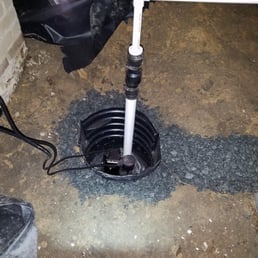 durham crawlspace bull sump pump installed