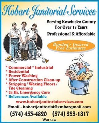 janitorial advertising