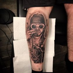 Photo Of Xclusive Ink East Hartford Ct United States Curt Cobain Portrait Photo Of Xclusive Ink East Hartford Ct United States Curt Cobain Portrait