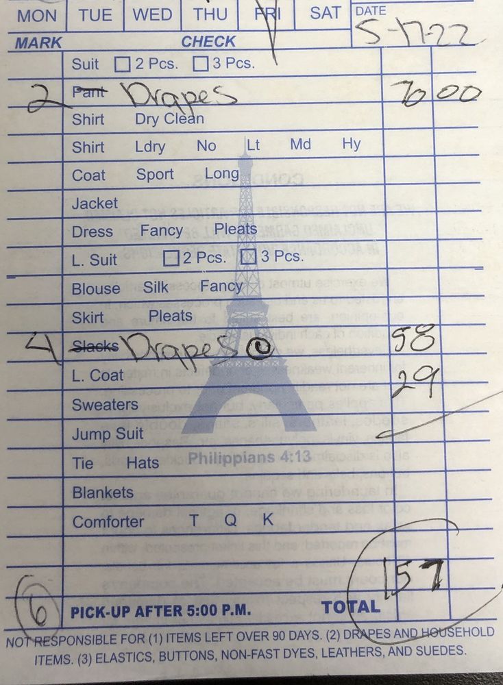 Paris Dry Cleaners