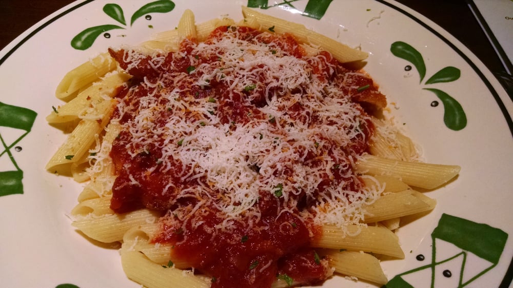 olive garden 60618 a simple penne with traditional marinara sauce topped parmesan cheese yelp olive garden 60618 a simple penne with traditional marinara sauce topped parmesan cheese yelp