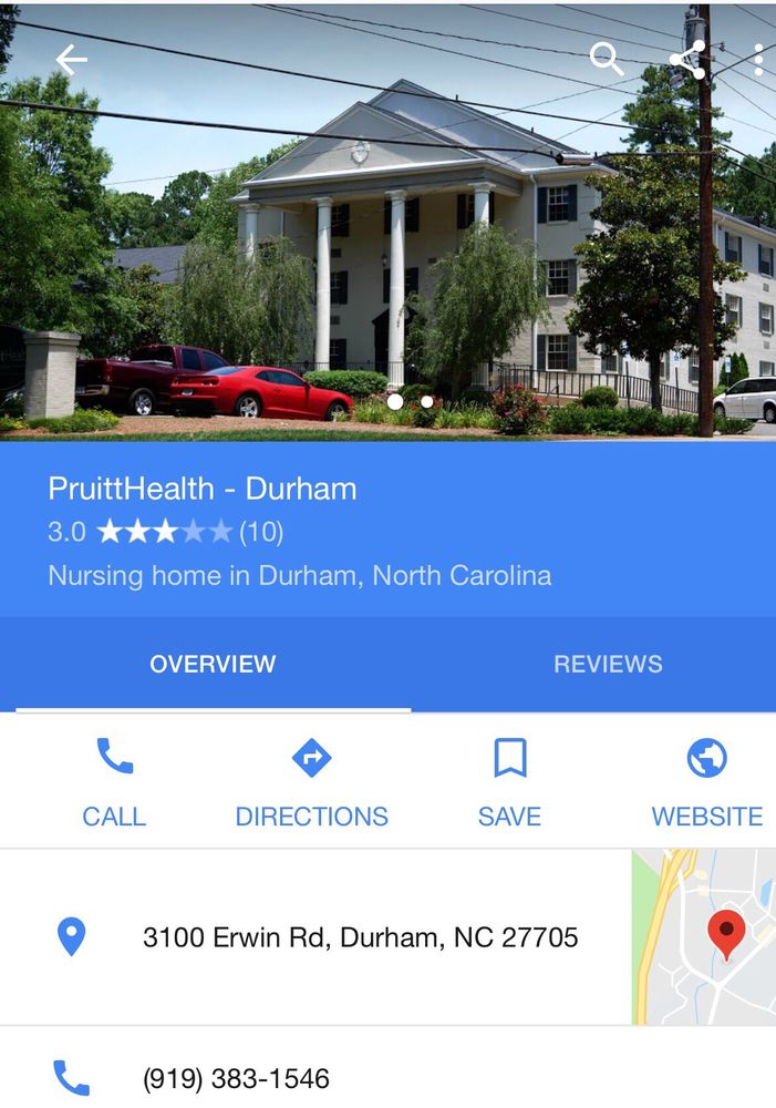 Pruitt Health Durham Skilled Nursing 3100 Erwin Rd, Durham, NC