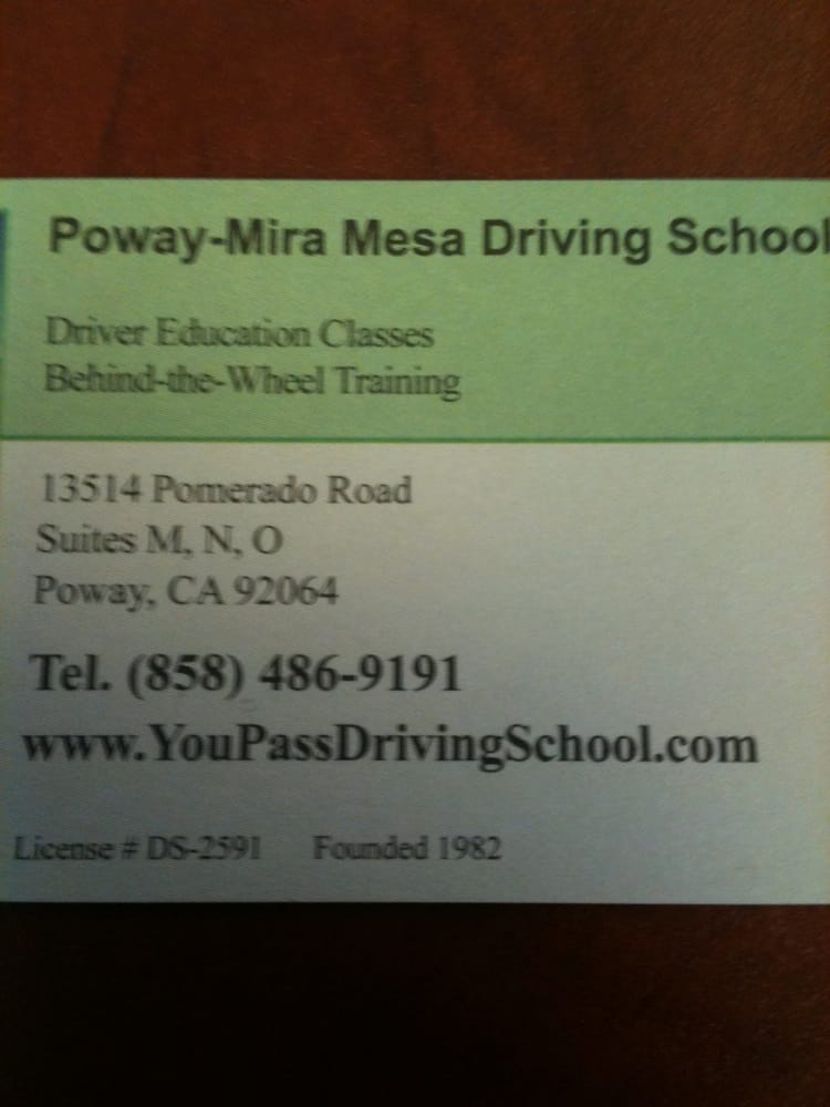 Poway Driving School