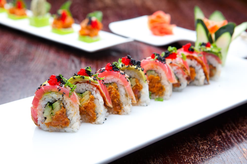 Our Pink Lady Roll is beautifully crafted. Yelp