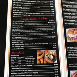 photos for wingos menu yelp wingos menu