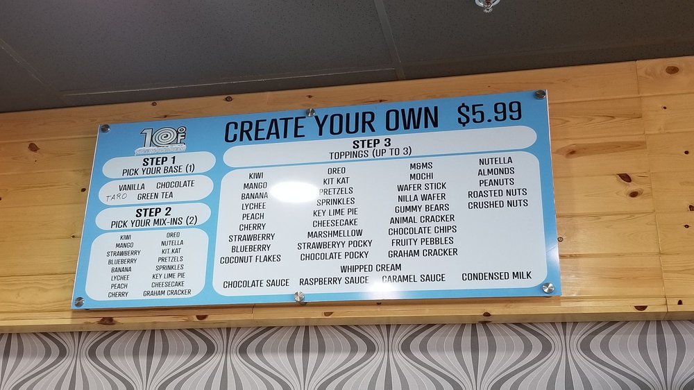 10°F Hut Rolling Ice Cream