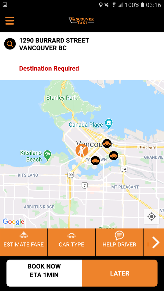 Vancouver Taxi