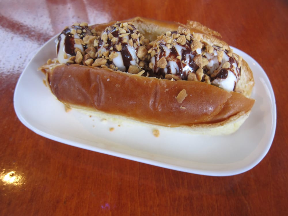 Coconut Ice Cream Sandwich Coconut Jackfruit Ice Cream on a sweet bun