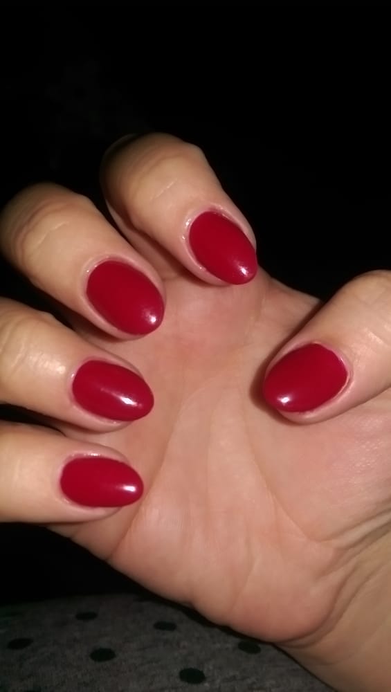 pink almond nails short