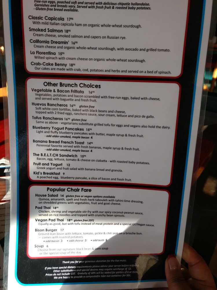 Brunch Menu Yelp