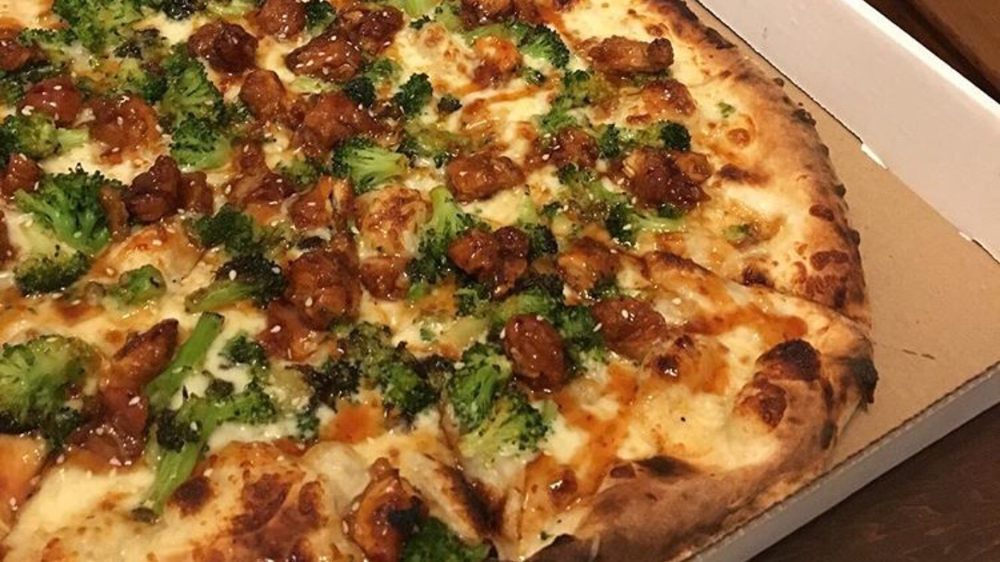 father sons pasta pizza