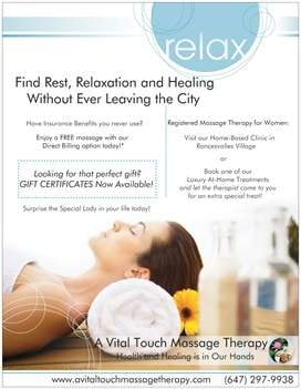 Massage Therapy Flyer - FREE DOWNLOAD