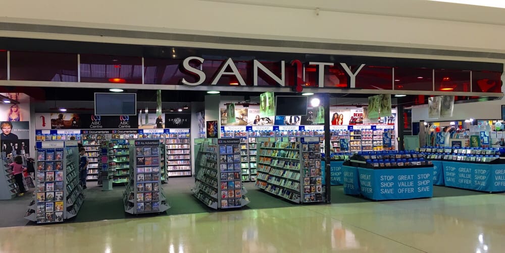 Sanity Music & DVDs Shop 98, Garden City Shopping Centre, Booragoon, Booragoon Western