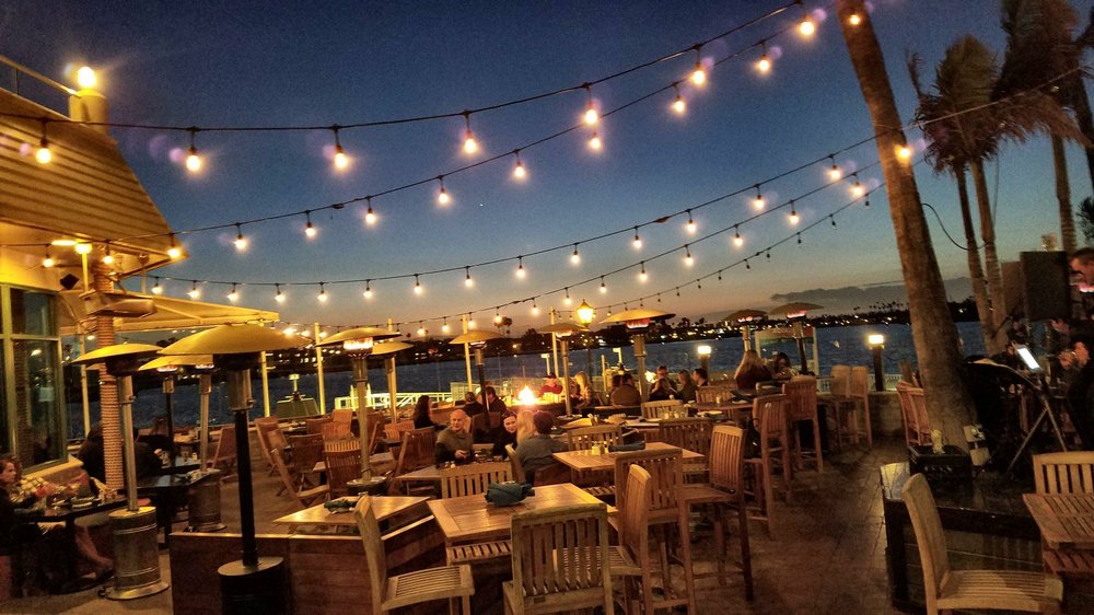 Patio At Night Yelp Photo Of The Boathouse On Bay Long Beach Ca United States