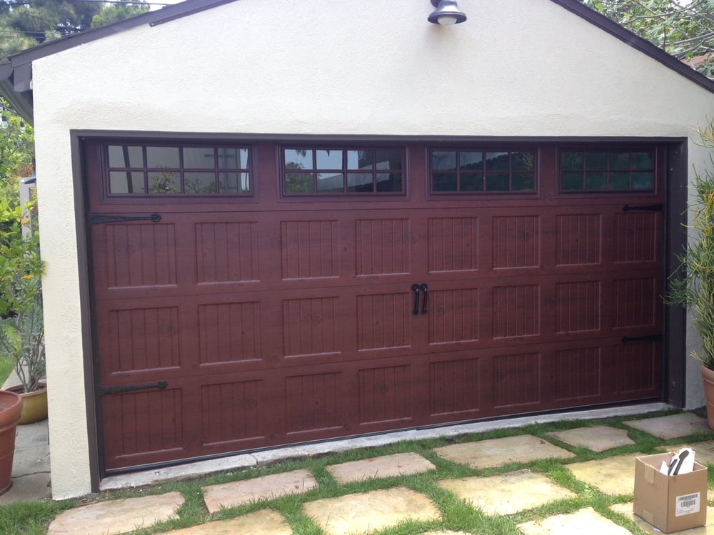 Beautiful Carriage House Style Garage Door We Installed In West Photo Of Tony S Garage Doors Torrance Ca United States Beautiful Carriage House
