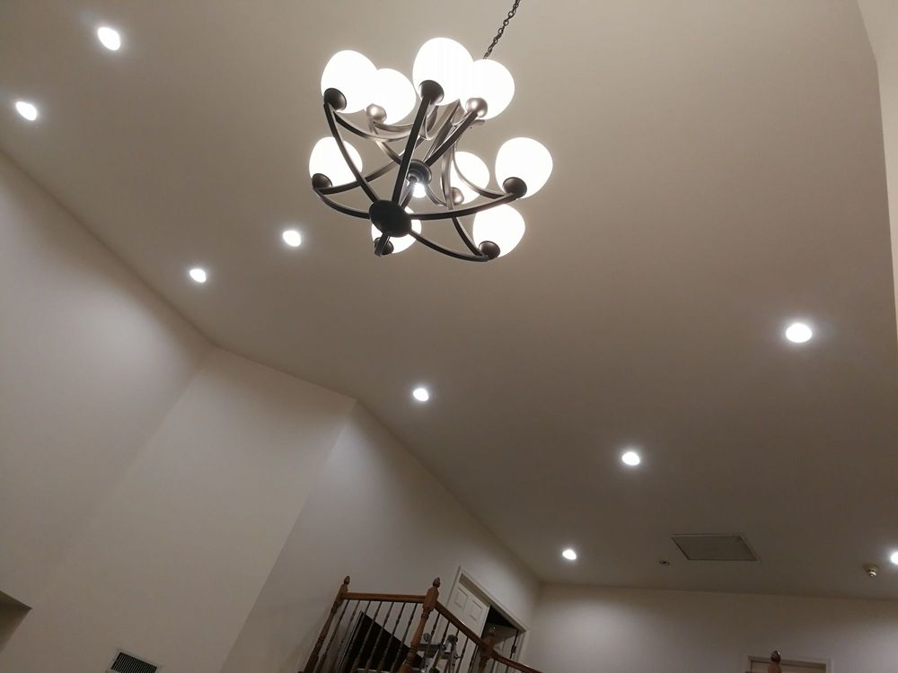 Chandelier And Recessed Lights In 20ft Ceilings Overall Had 50 Photo Of Next Level Lighting Electric Orange Ca United States Chandelier