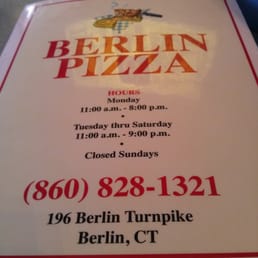 Berlin Pizza House - 12 Photos & 16 Reviews - Pizza - 196 Berlin Tpke
