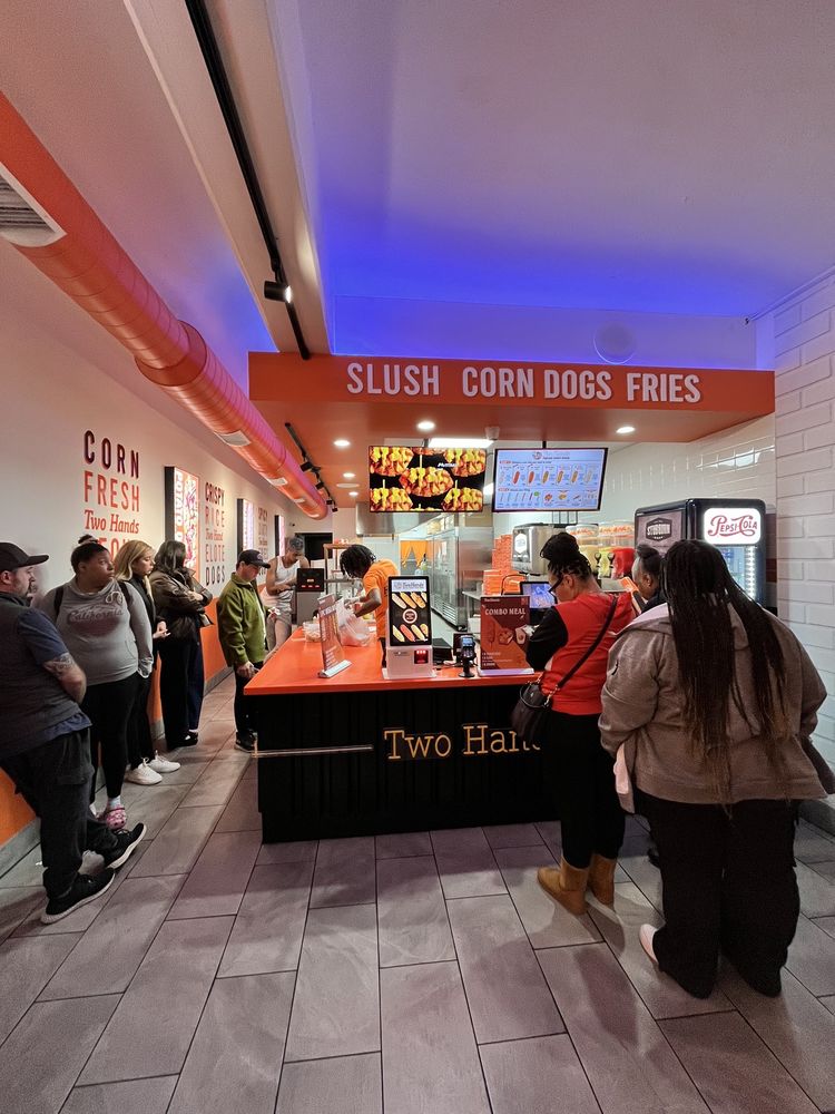 Two Hands Fresh Corn Dogs
