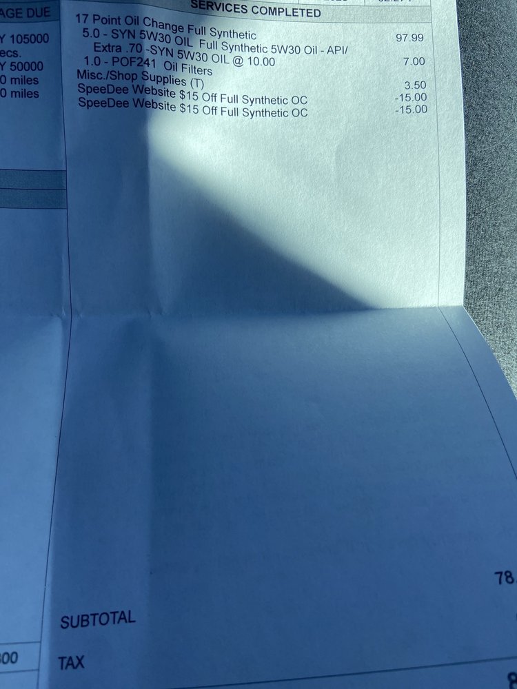 SpeeDee Oil Change & Auto Service