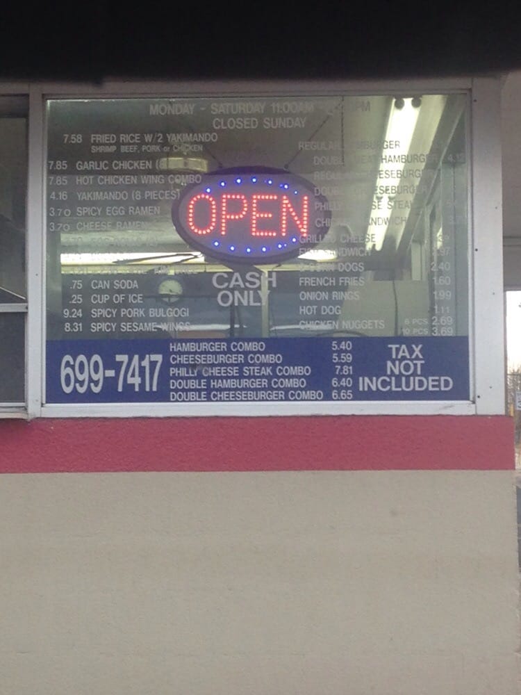 K Oriental Food To Go Burgers 700 Jefferies Ave, Killeen, TX