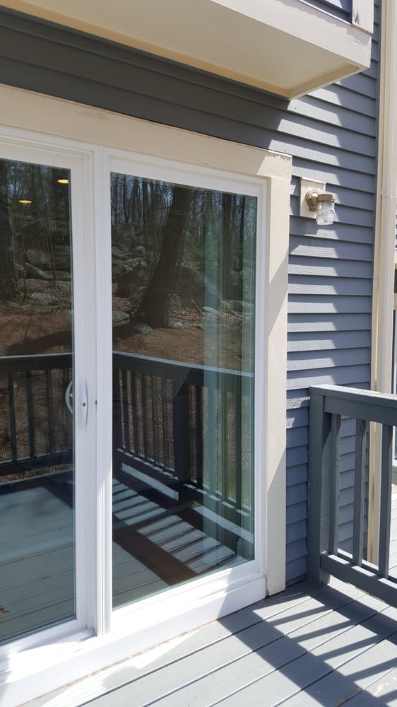 Installed A Sliding Patio Door From Harvey Since We Re Photo Of Renoviso Yonkers Ny United States Installed A Sliding Patio Door
