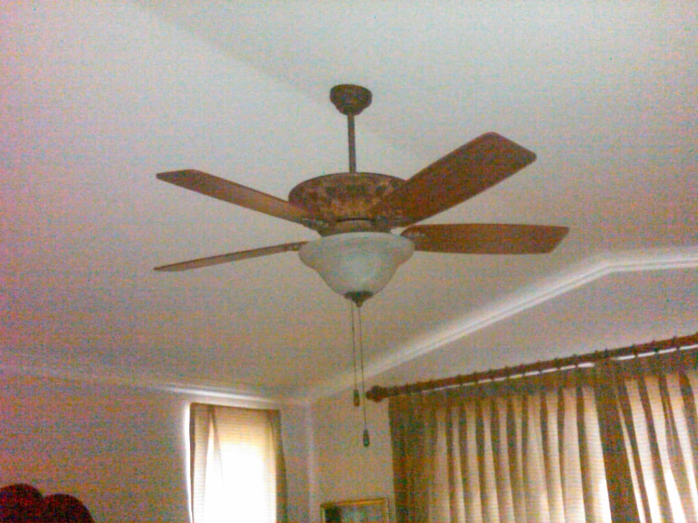 My Wonderful Fan The Ceiling Slopes Slightly But They Got It To Photo Of Lamps Plus Oceanside Ca United States My Wonderful Fan