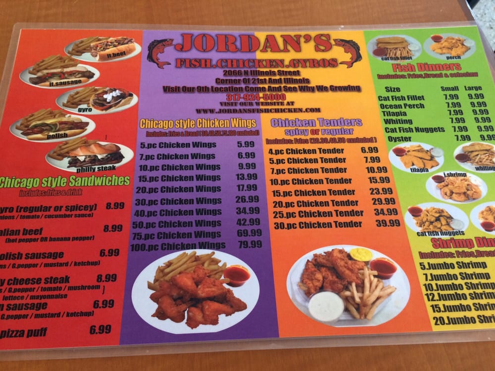 Jordan’s Fish. Chicken. Gyros. 13 Photos Chicken Wings 2066 N Illinois St Indianapolis
