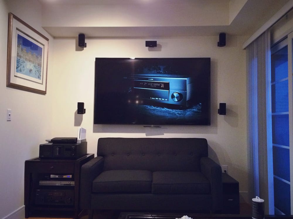 5.1 Bose sound system installation and setup, surround used as front