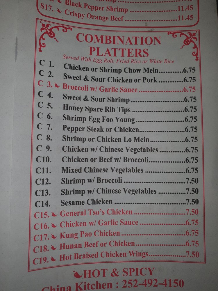 China Kitchen Restaurant Take Out