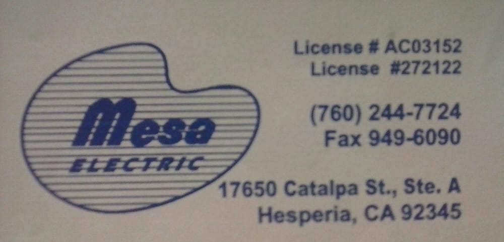 Mesa Electric Co