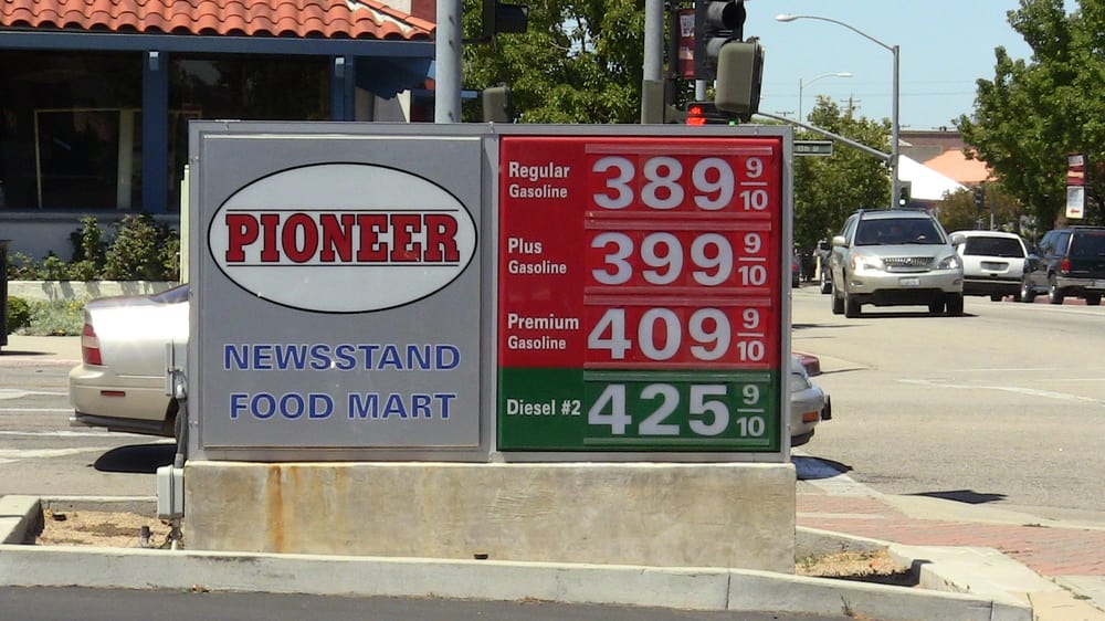 Pioneer Newsstand Gas Stations 1145 Spring St, Paso Robles, CA