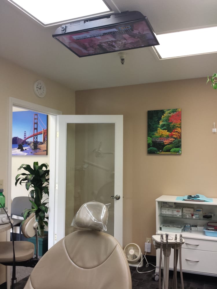 Tv On The Ceiling So You Can Watch Tv While You Re In The Chair
