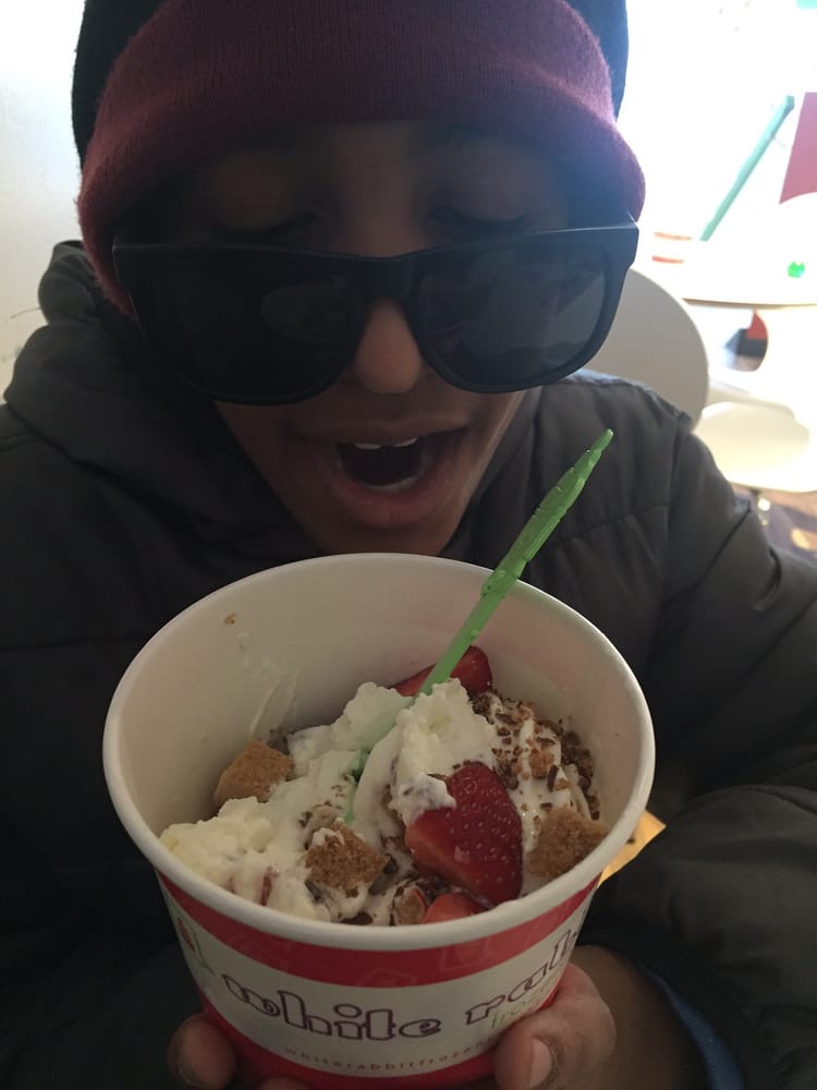 White rabbit frozen yogurt coupons