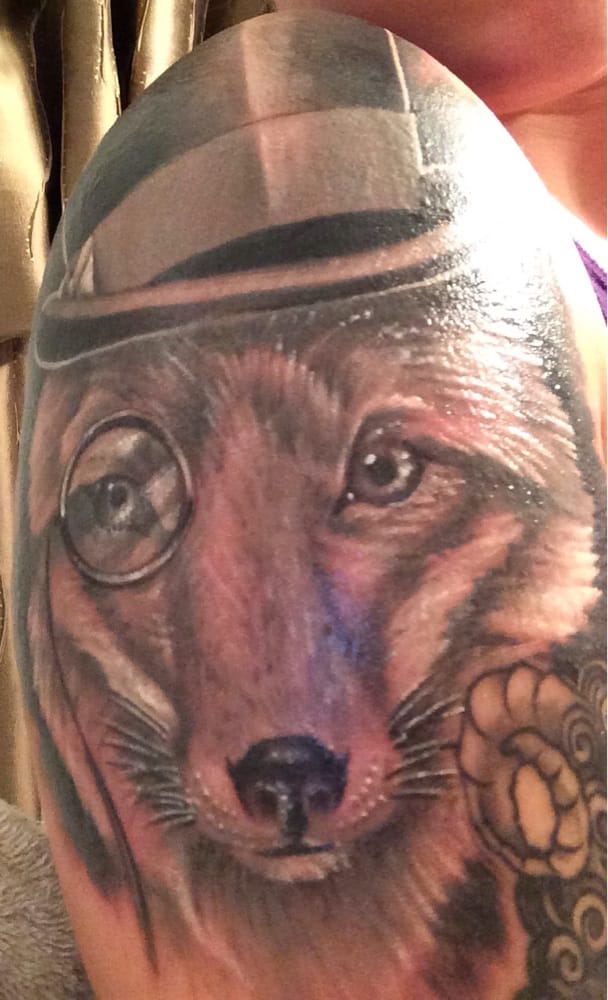 fox in a top hat and monocle yelp fox in a top hat and monocle yelp