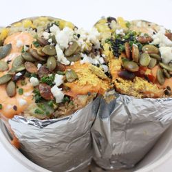 Erleaf 176 Photos 145 Reviews Vegetarian 2222 Photo Of Erleaf Irvine Ca United States Two Hander Burrito