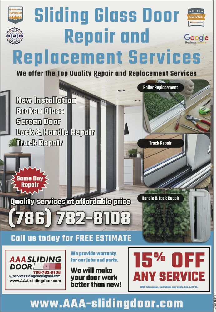 AAA Sliding Door