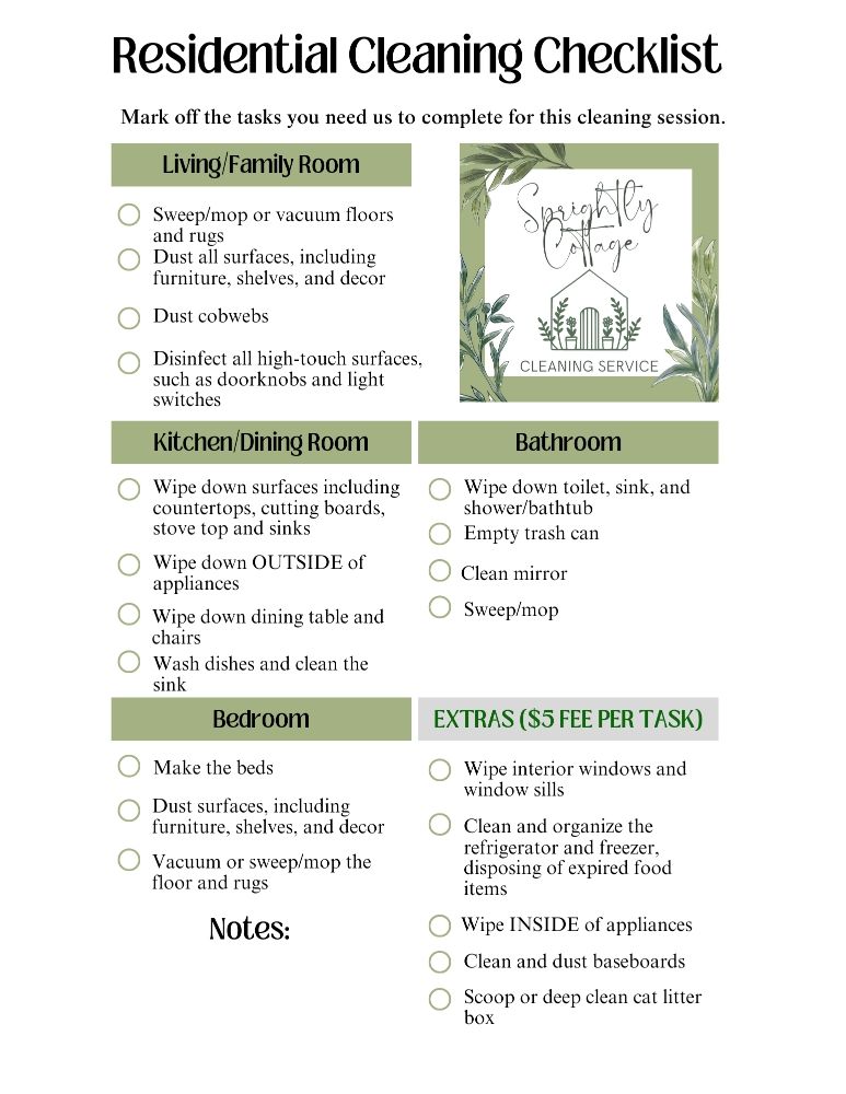 Sprightly Cottage Cleaning Service