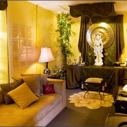 The Goddess Temple Of Orange County - Irvine, CA, United States. The Asian Room, with Goddess "Quan Yin" ... a quiet place for meditation.