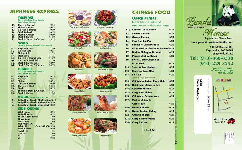 Panda house Order Food Online 15 Reviews Chinese 7071 Raeford
