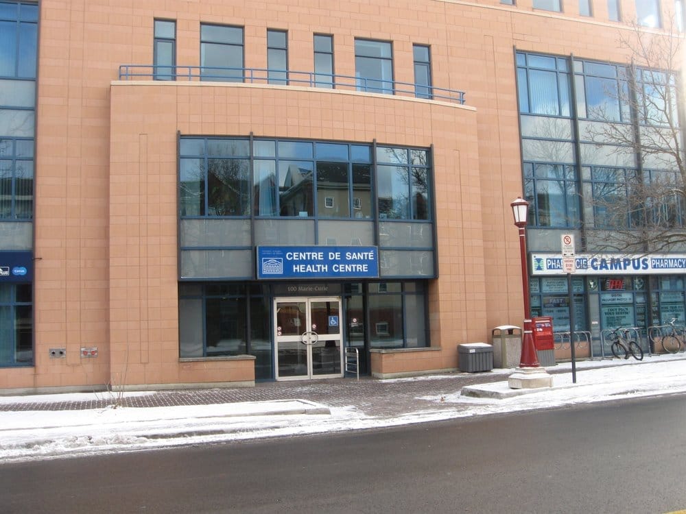 Univeristy of Ottawa Health Services Clinic Doctors 100 Marie Curie